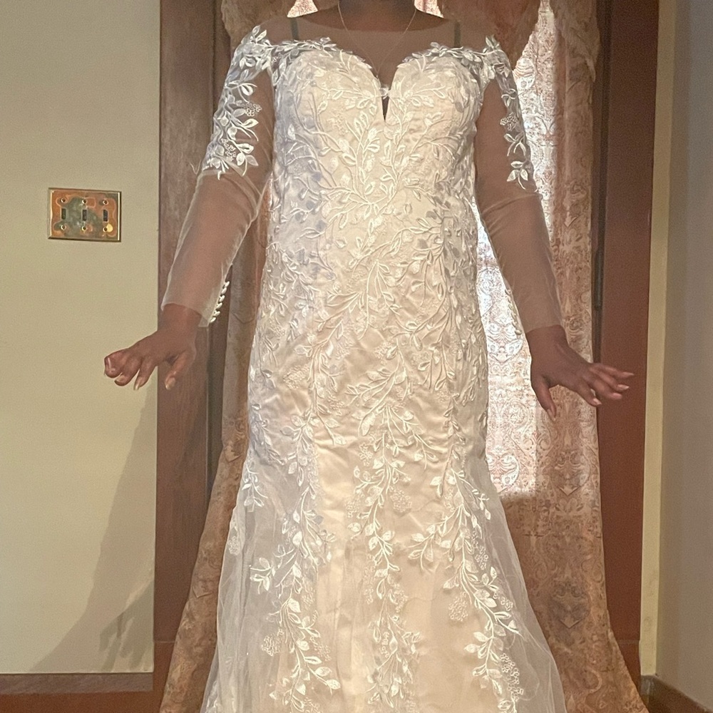 Beach wedding dress